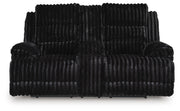 Rhines Falls Onyx Power Reclining Sofa and Loveseat - PC42805U1