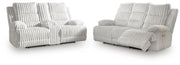 Rhines Falls Sofa and Loveseat in Alloy - PKG024691