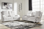 Rhines Falls Sofa and Loveseat in Alloy - PKG024691