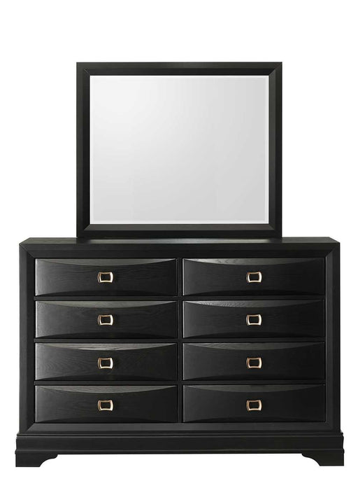 Rhodes - 8 Drawers Black Dresser - B315-D