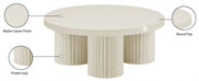 Rhodes Iron Coffee Table in Cream - 279Cream-CT