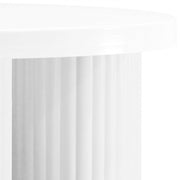 Rhodes Iron Coffee Table in White - 279White-CT