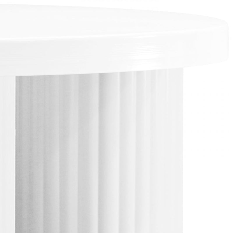 Rhodes Iron Coffee Table in White - 279White-CT
