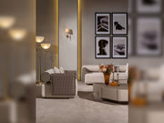 Ricamo 4-pieces (2 Four Seater Sofa & 2 Chair) Livingroom in Cream - 200-GAB-RIC-4411
