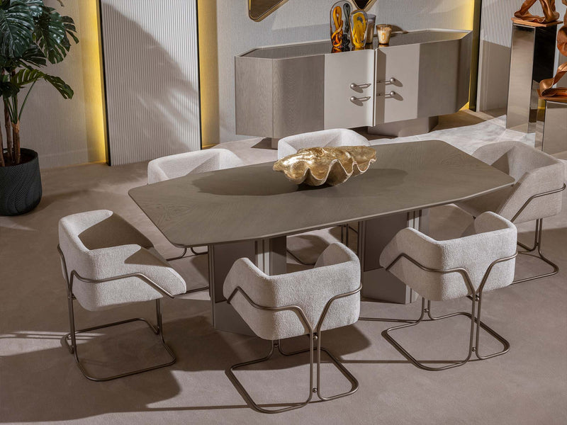 Ricamo Dining Chair (6 PCS) in Cream - 200-GAB-RIC-DC-6