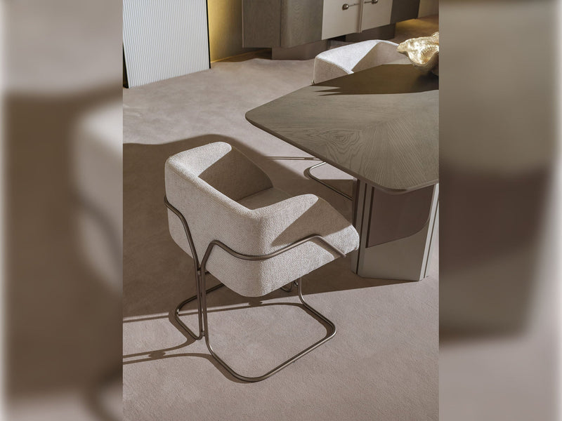 Ricamo Diningroom (Consol With Mirror & Dining Table & 6 Dining Chair) - 200-GAB-RIC-DT-6-SET
