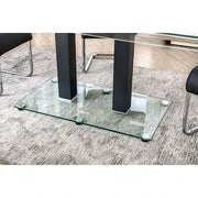 Richfield Black/Chrome Dining Table - CM3362BK-T-TABLE