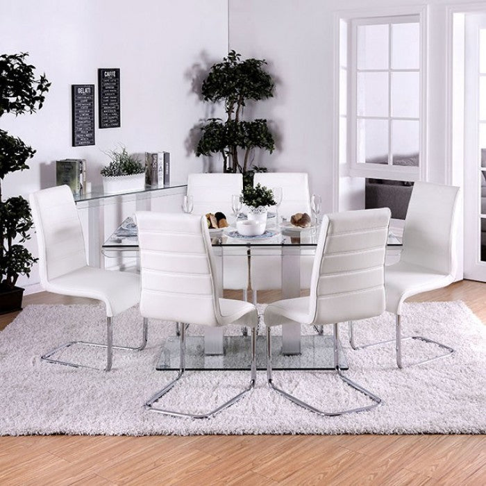 Richfield Silver/Chrome Dining Table - CM3362T-TABLE