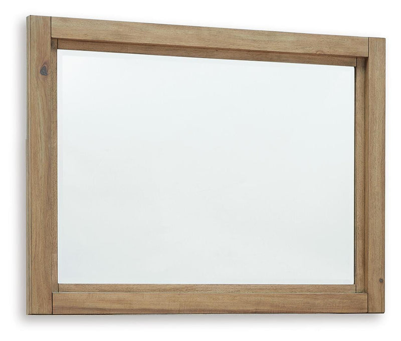 Ridgester Light Brown Bedroom Mirror - B858-36