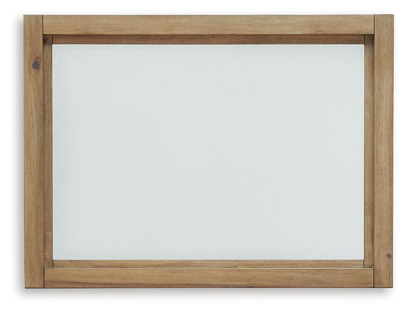 Ridgester Light Brown Bedroom Mirror - B858-36