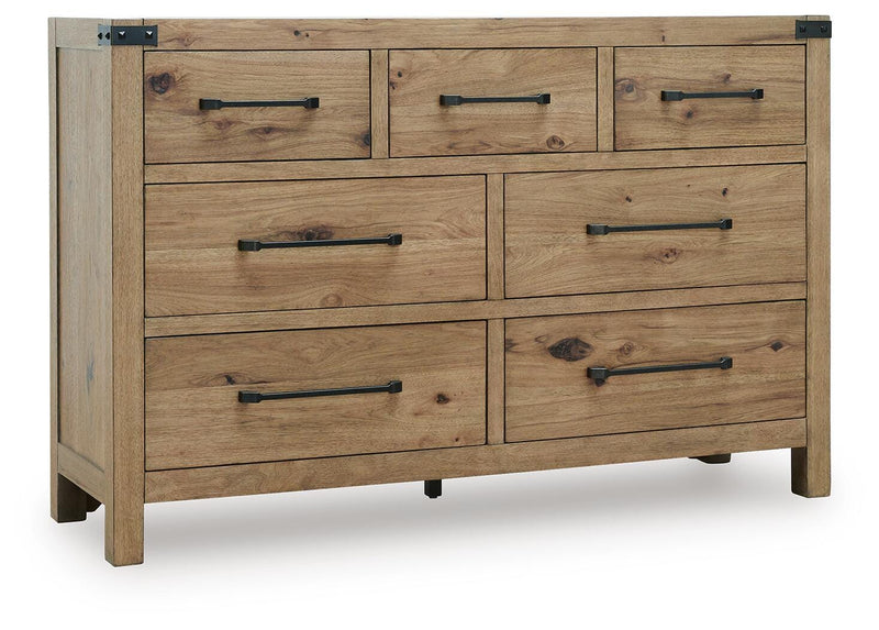 Ridgester Light Brown Dresser - B858-31