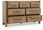 Ridgester Light Brown Dresser - B858-31