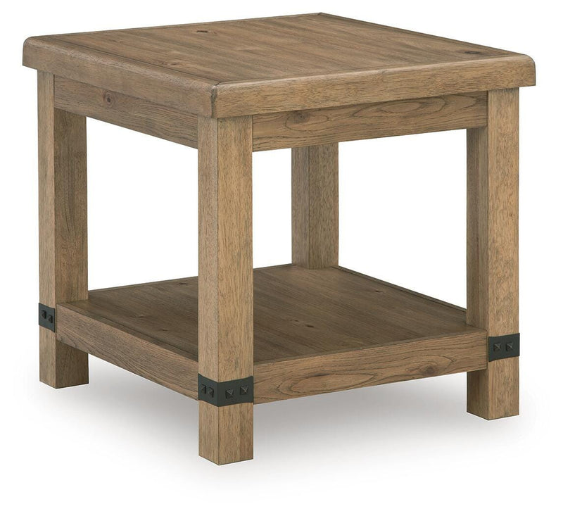 Ridgester Light Brown End Table - T858-3