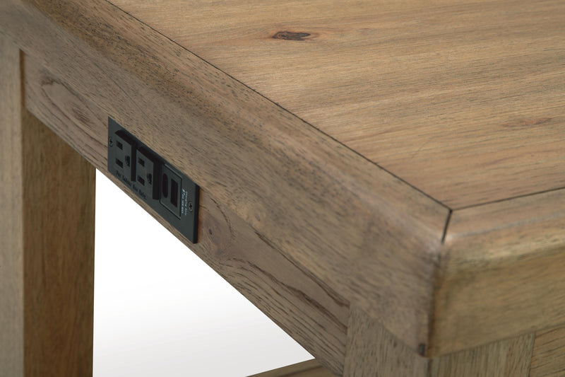 Ridgester Light Brown End Table - T858-3