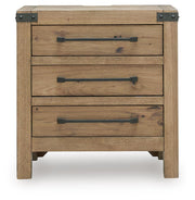 Ridgester Light Brown Nightstand - B858-93
