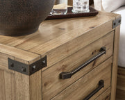 Ridgester Light Brown Nightstand - B858-93