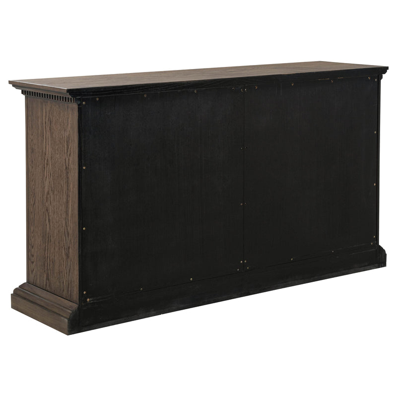 Ridgewell 2-drawer 4-door Dining Server Dark Oak - 104605