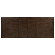 Ridgewell Rectangular Trestle Dining Table Dark Oak - 104601
