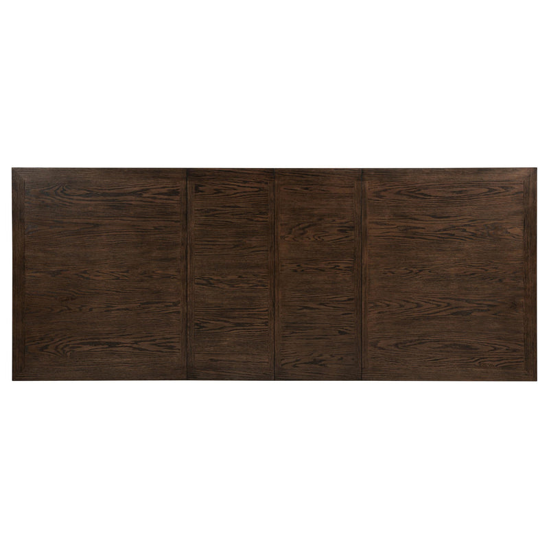 Ridgewell Rectangular Trestle Dining Table Dark Oak - 104601