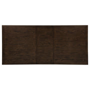 Ridgewell Rectangular Trestle Dining Table Dark Oak - 104601
