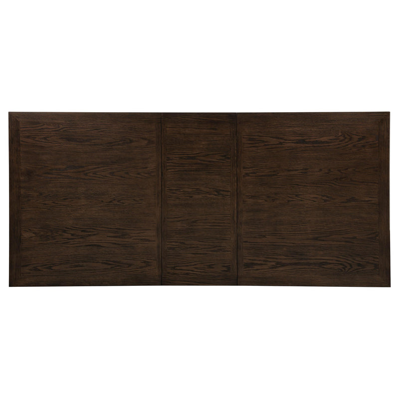 Ridgewell Rectangular Trestle Dining Table Dark Oak - 104601