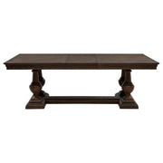 Ridgewell Rectangular Trestle Dining Table Dark Oak - 104601