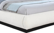 Rigby Boucle Fabric King Bed Cream - Gate FurnitureKing Bed