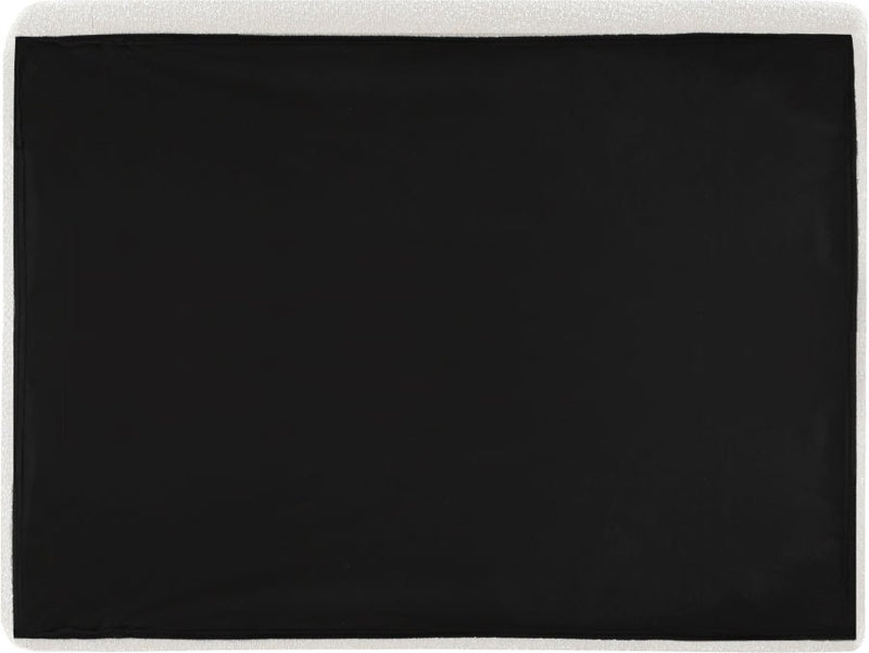 Rigby Boucle Fabric King Bed Cream - Gate FurnitureKing Bed