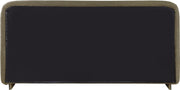 Rigby Boucle Fabric King Bed Olive - Gate FurnitureKing Bed