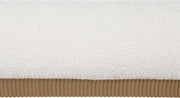 Rigby Boucle Fabric Queen Bed Cream - Gate FurnitureQueen Bed