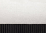 Rigby Linen Textured Fabric King Bed Cream - Gate FurnitureKing Bed