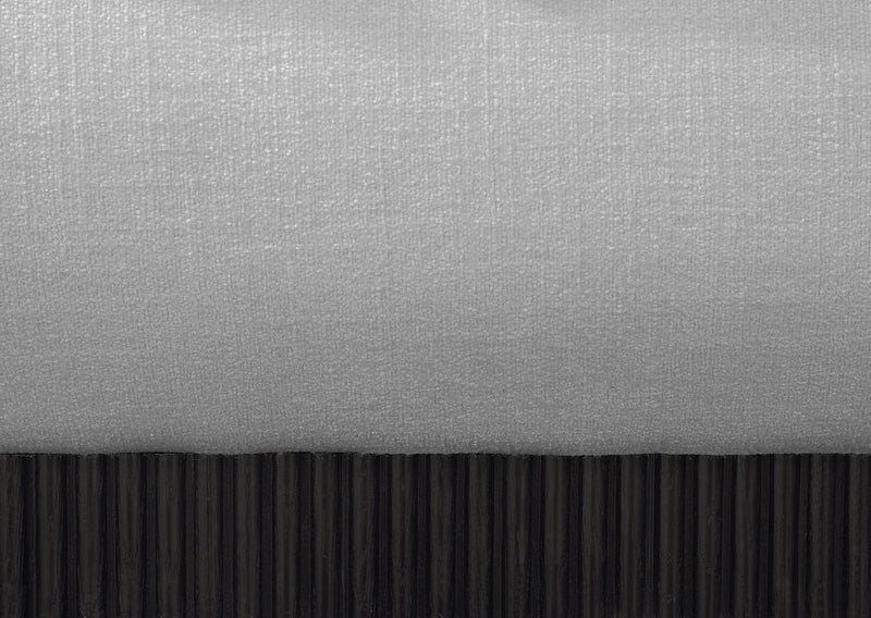 Rigby Linen Textured Fabric King Bed Grey - Gate FurnitureKing Bed