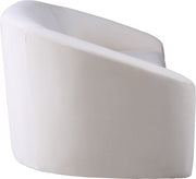 Riley 71" Velvet Upholstered Loveseat in Cream - 610Cream-L