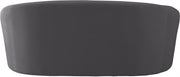 Riley 71" Velvet Upholstered Loveseat in Grey - 610Grey-L