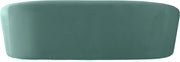 Riley 91" Velvet Upholstered Sofa in Green - 610Mint-S