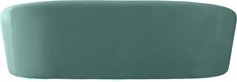 Riley 91" Velvet Upholstered Sofa in Green - 610Mint-S