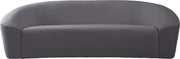 Riley 91" Velvet Upholstered Sofa in Grey - 610Grey-S