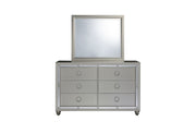 Riley Silver King Bed Group - Gate FurnitureKing Bed