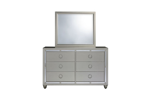 Riley Silver Mirror - RILEY (1621)-SILVER-MIRROR - Gate Furniture