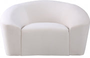 Riley Velvet Upholstered Chair in Cream - 610Cream-C