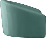 Riley Velvet Upholstered Chair in Green - 610Mint-C