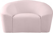 Riley Velvet Upholstered Chair in Pink - 610Pink-C