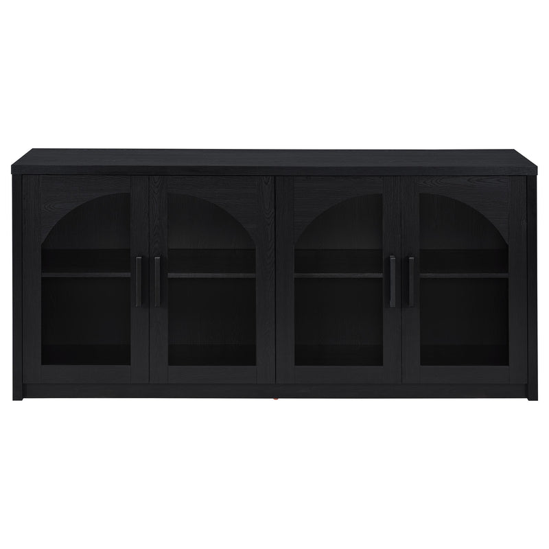 Riva 4-door Dining Sideboard Buffet Storage Credenza Black - 103895