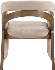 Riven Performance Fabric Upholstered Dining Chair in Beige - 77056Beige-C