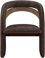 Riven Performance Fabric Upholstered Dining Chair in Brown - 77056Brown-C