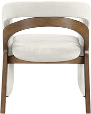 Riven Performance Fabric Upholstered Dining Chair in Cream - 77056Cream-C