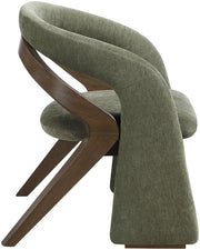 Riven Performance Fabric Upholstered Dining Chair in Green - 77056Green-C