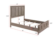 River Brown Queen Panel Bed - Gate FurnitureQueen Bed
