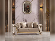 Rixos 3-pieces (Sofa & Loveseat & Chair) Livingroom Set Beige in Beige - 101-RIX-NSIE30-321