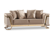 Rixos 3-pieces (Sofa & Loveseat & Chair) Livingroom Set Beige in Beige - 101-RIX-NSIE30-321